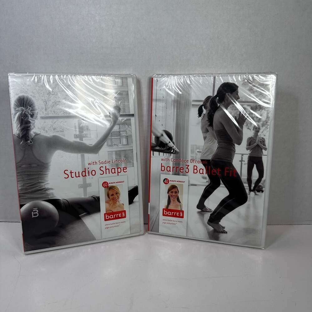 barre3 Workout DVD Set: Studio Shape (60 Min) and Ballet Fit (40 Min)